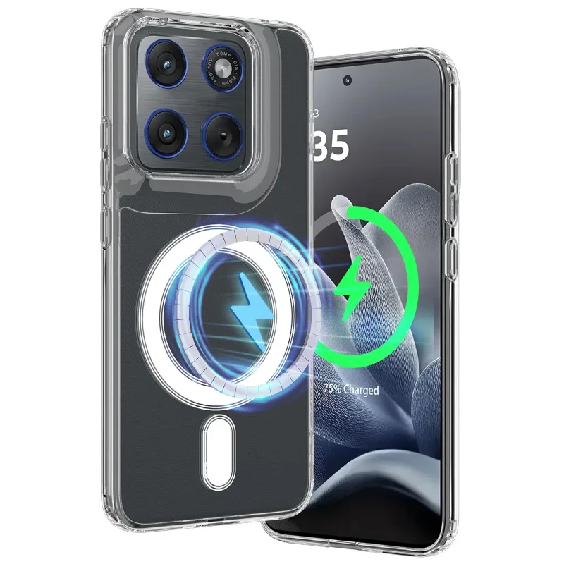Акриловый чехол для Motorola Moto Signature XT2603-2 5G Edge 70 Ultra X70 Air Pro, магнитный, для Magsafe, прозрачный, противоударный чехол для телефона (art.: 3920dbedca495) - 3920dbedca495
