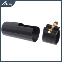 adjustable soprano saxophone mtp clarinet mouthpieces leather ligature wplastic cap for woodwind music instrument accessories