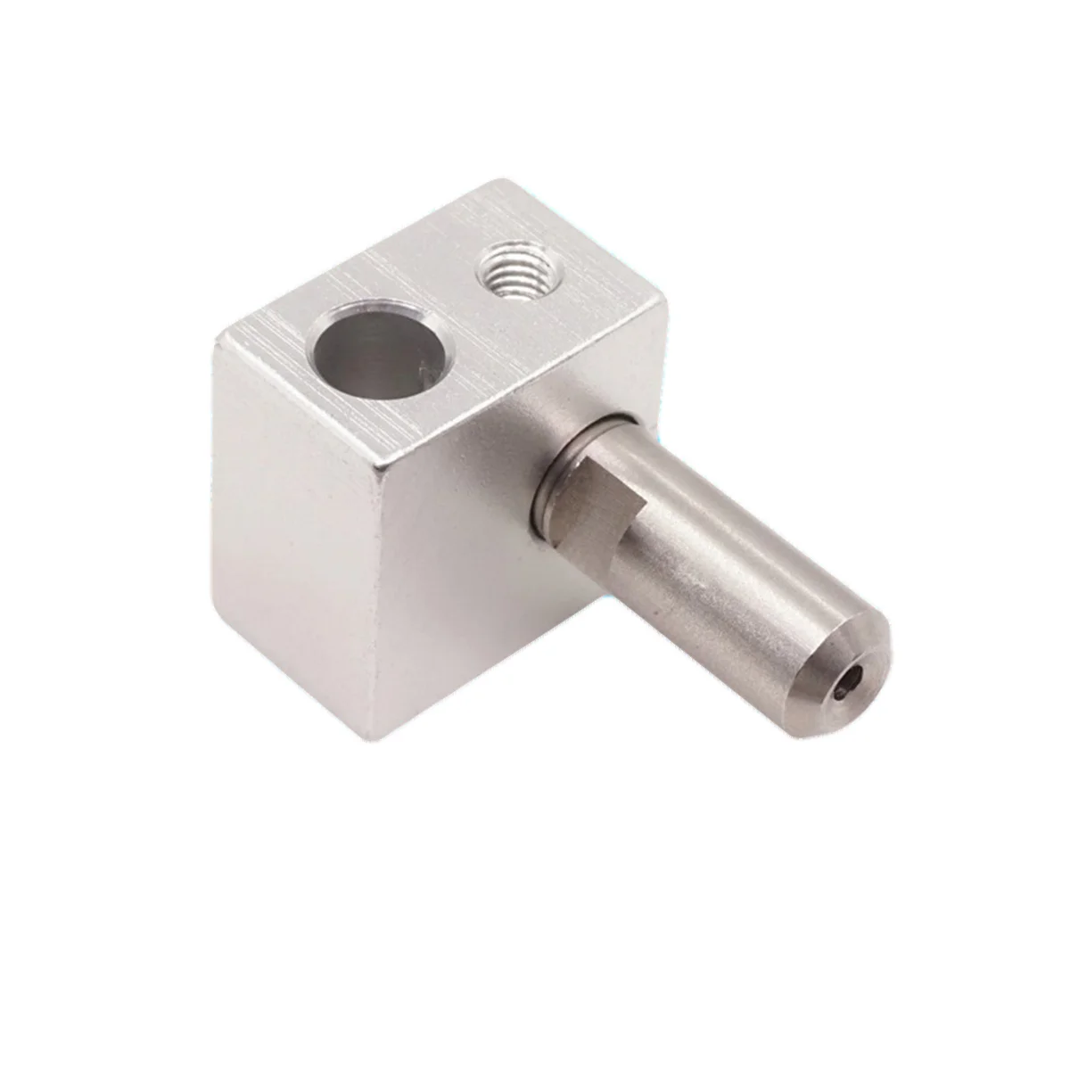 

MK10 Hot End Hotend Extruder with M7 Nozzle Heater Block and Tube (Silver)