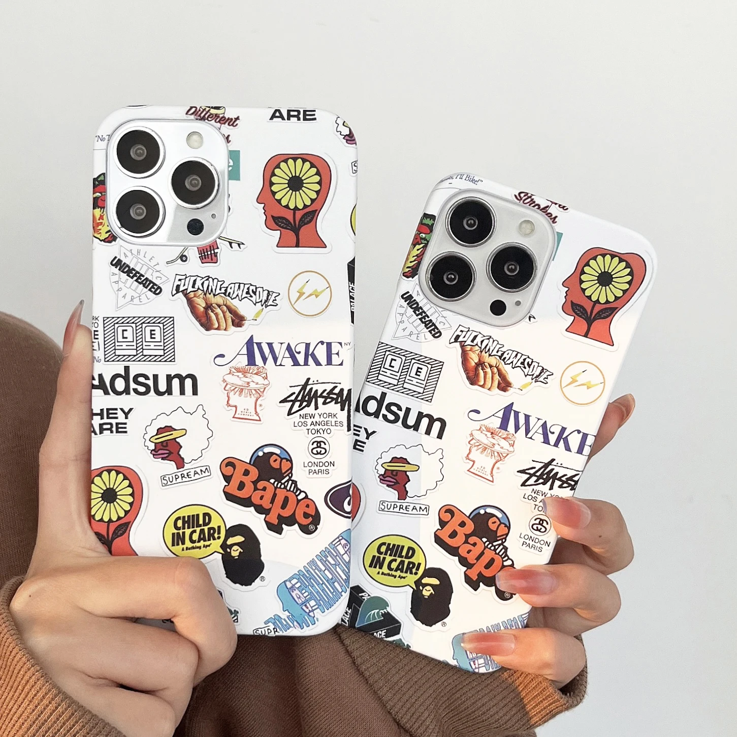 

Cartoon Fashion interesting Code Label Phone Cases For iPhone 12 13 14 Pro Max the one and only Cover