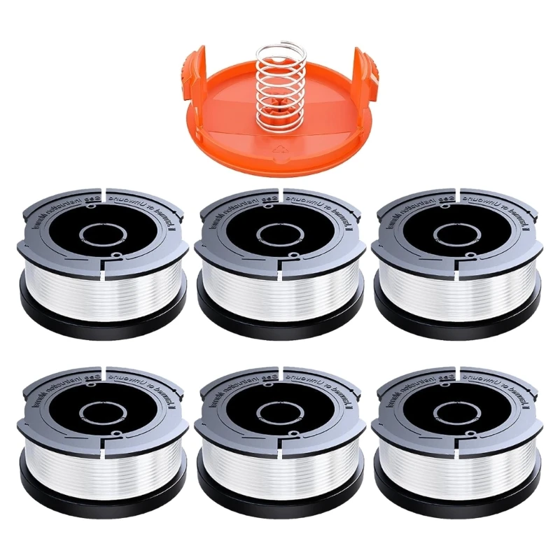 

6 Pack Grass Trimmer Spool Replacement for Parkside Cordless Grass Trimmer 896B