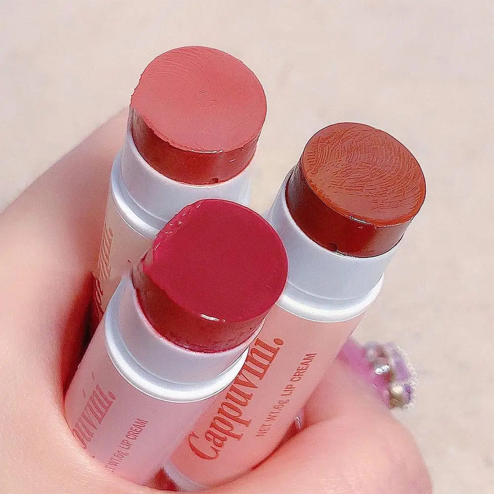 

Lipstick 3 Colors Lip Nourishing Lasting Colored Lipstick Colored Balm Lip Makeup Lip Lip Moisturizing Balm Care Lips R5K3