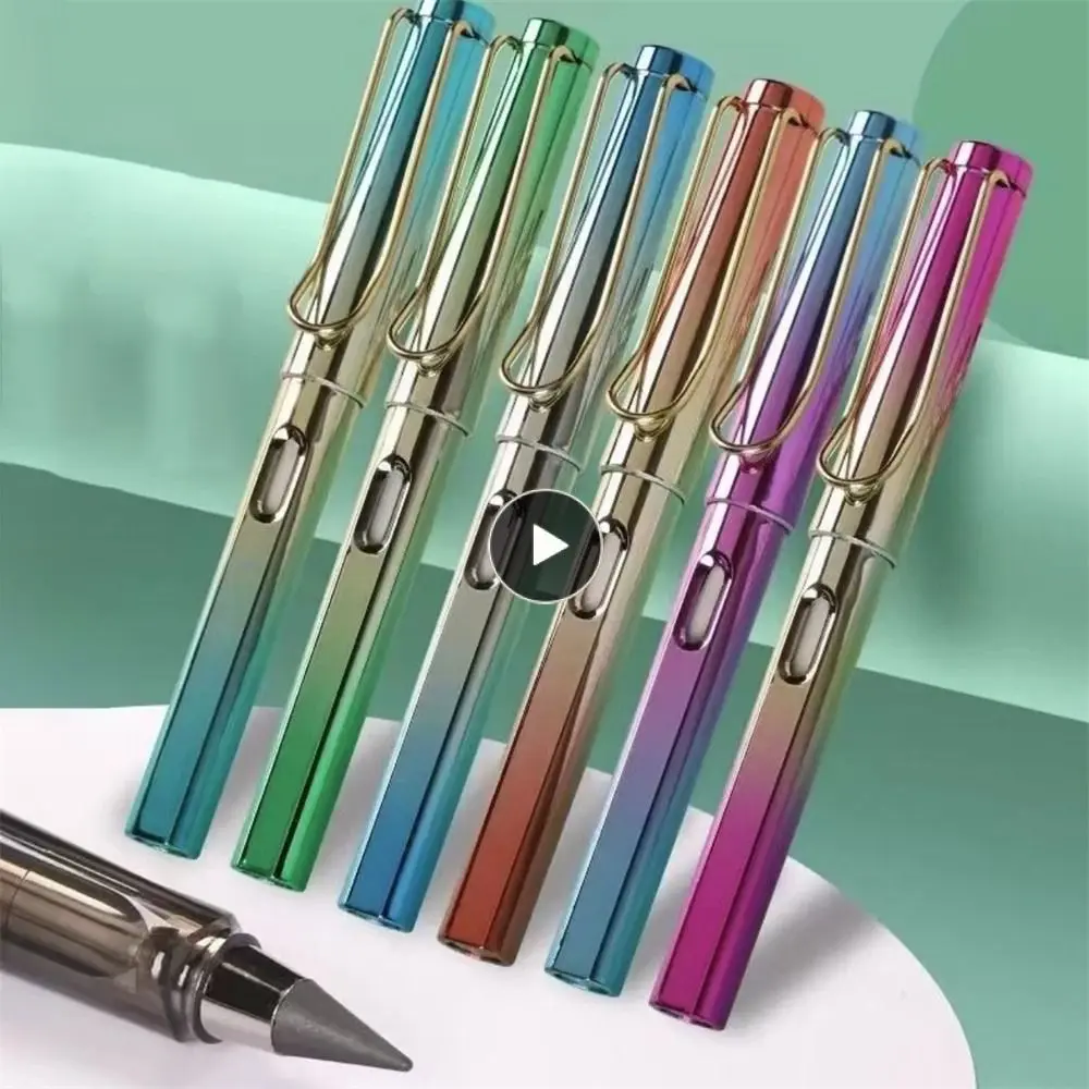 

Unbreakable Pencil Not Easy To Break No Ink Free Sharpener Easy To Use Golden Blue Inkless Pencil Infinite Pencil Pencil The New