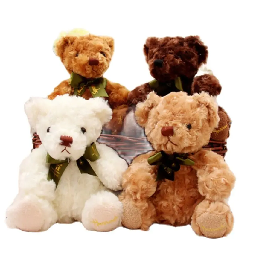 

20CM Exquisite Long Hair New To Super Cute Fashion Teddy Bear Stuffed Toy, Christmas Gift