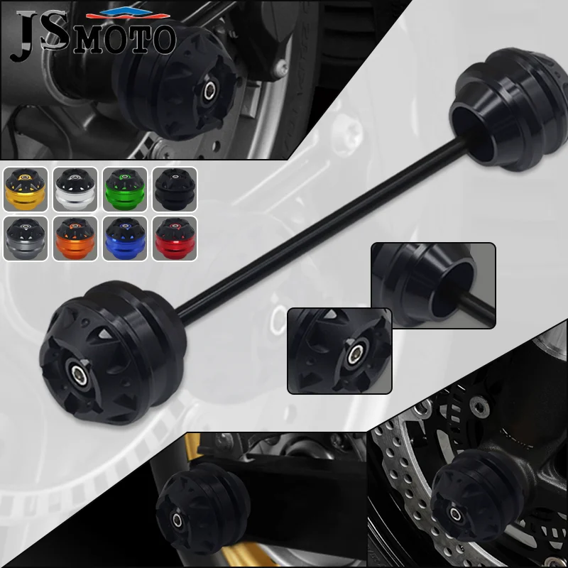 

Motorcycle CNC Aluminum Front Axle Fork Crash Sliders Wheel Protector Pad Accessories For BMW K1300R K1300S K1300GT K1300 R/S/GT