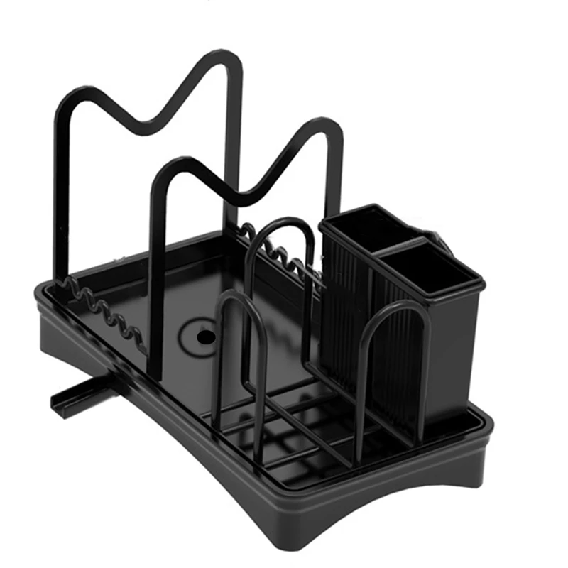 

Multifunction All In One Kitchen Cutlery Knife Holder Cutting Board Pot Lid Chopstick Spoon Fork Storage Rack