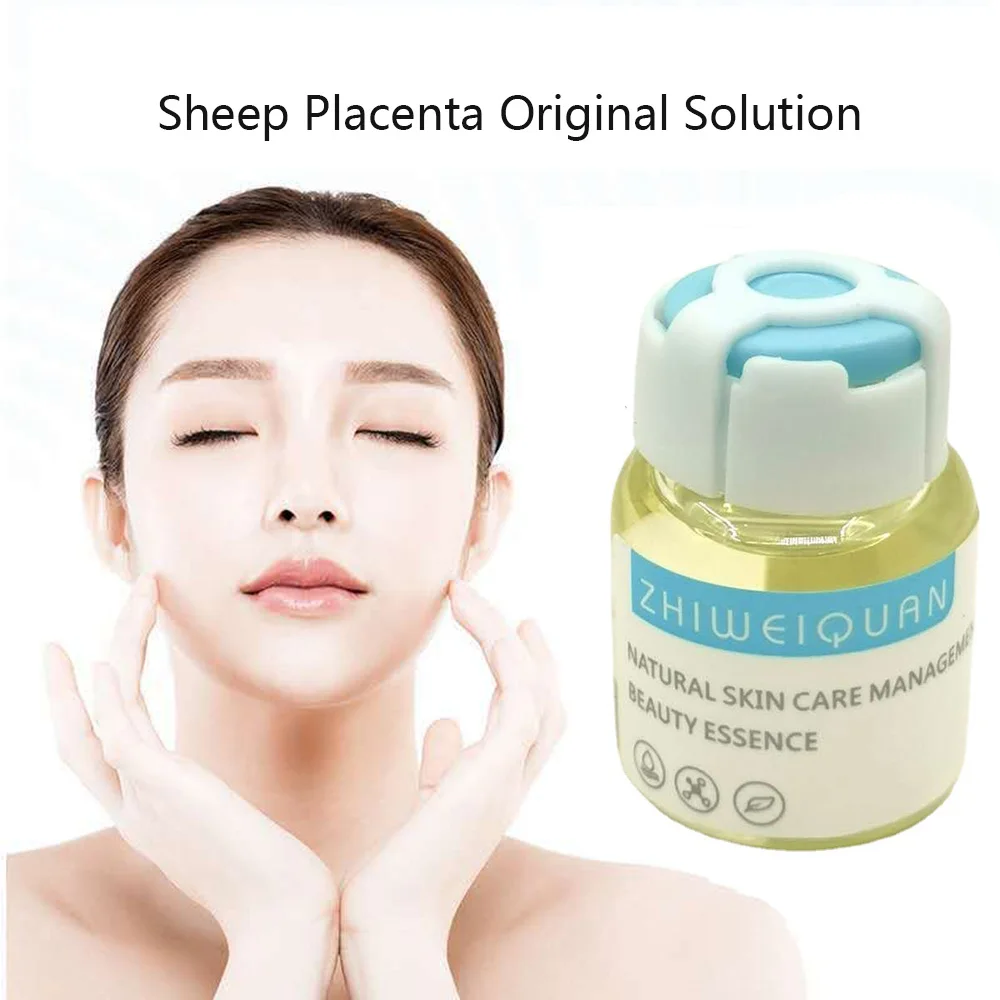 

Sheep Placenta Face Serum Acne Treatment Liquid Essence Hyaluronic Acid Arbutin Facial Serum Collagen Moisturizing Essence 10ml