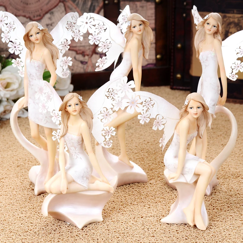 Скандинавский Ретро Ангел Балетная Девушка Украшение из Смолы Подарки На День