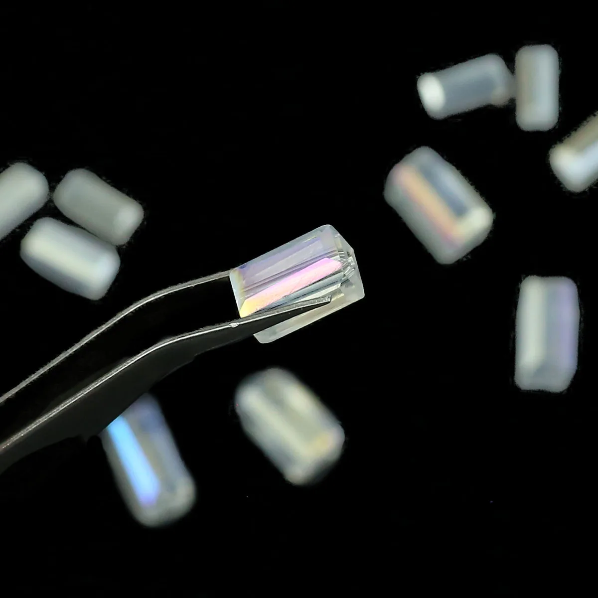 Белые прозрачные бусины россыпью для ювелирных изделий браслетов серег 4/6/8 мм