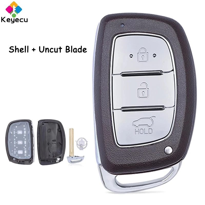KEYECU замена Смарт-пульт дистанционного ключа автомобиля чехол с держателем