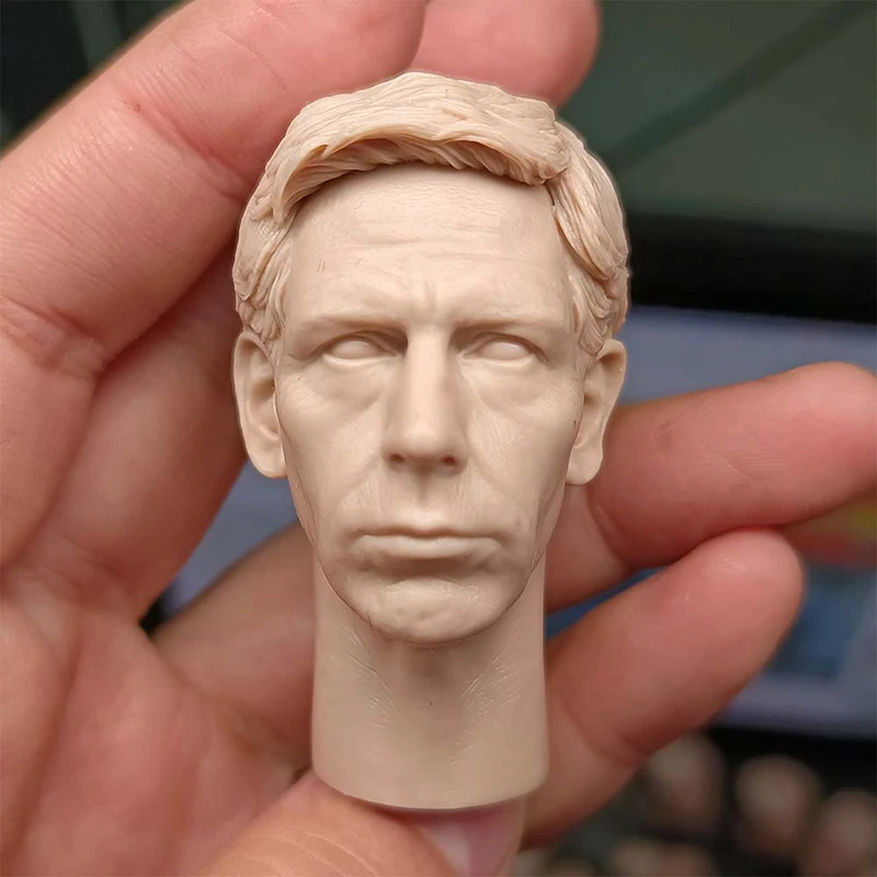 

1/6 голова бен менделсона, лепка, белая форма, голова солдата, резьба, модель, подходит для 12-дюймового тела, фигурка