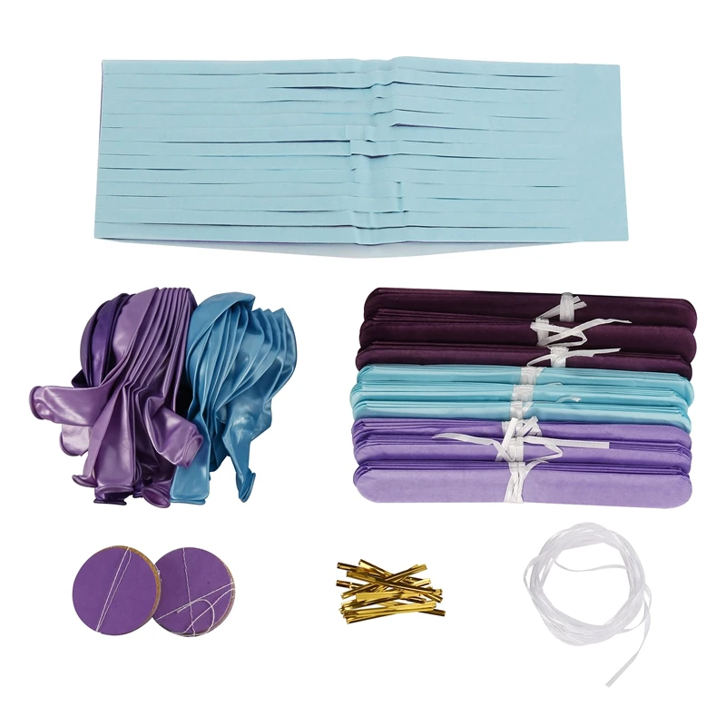 

Artificial Paper Flower Pompoms Decor Birthday Latex Balloons Decoration Mermaid Party Baby Shower Boy Girl Favors