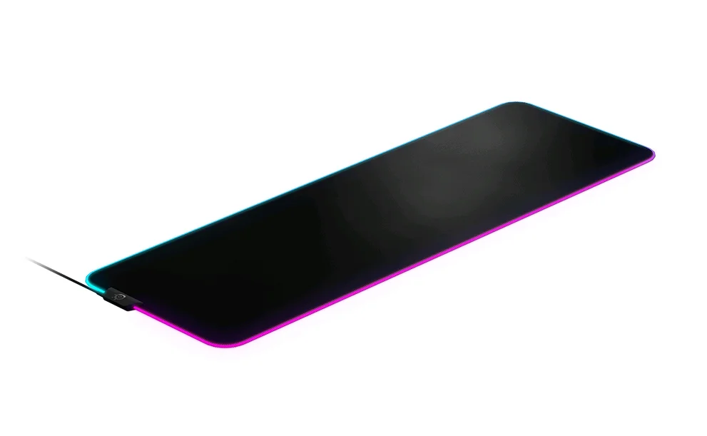 

SteelSeries QcK Prism Cloth RGB Prism Cloth Optimized For Gaming Sensors XL 900 mm x 300 mm x 4 mm RGB Gaming Mousepad