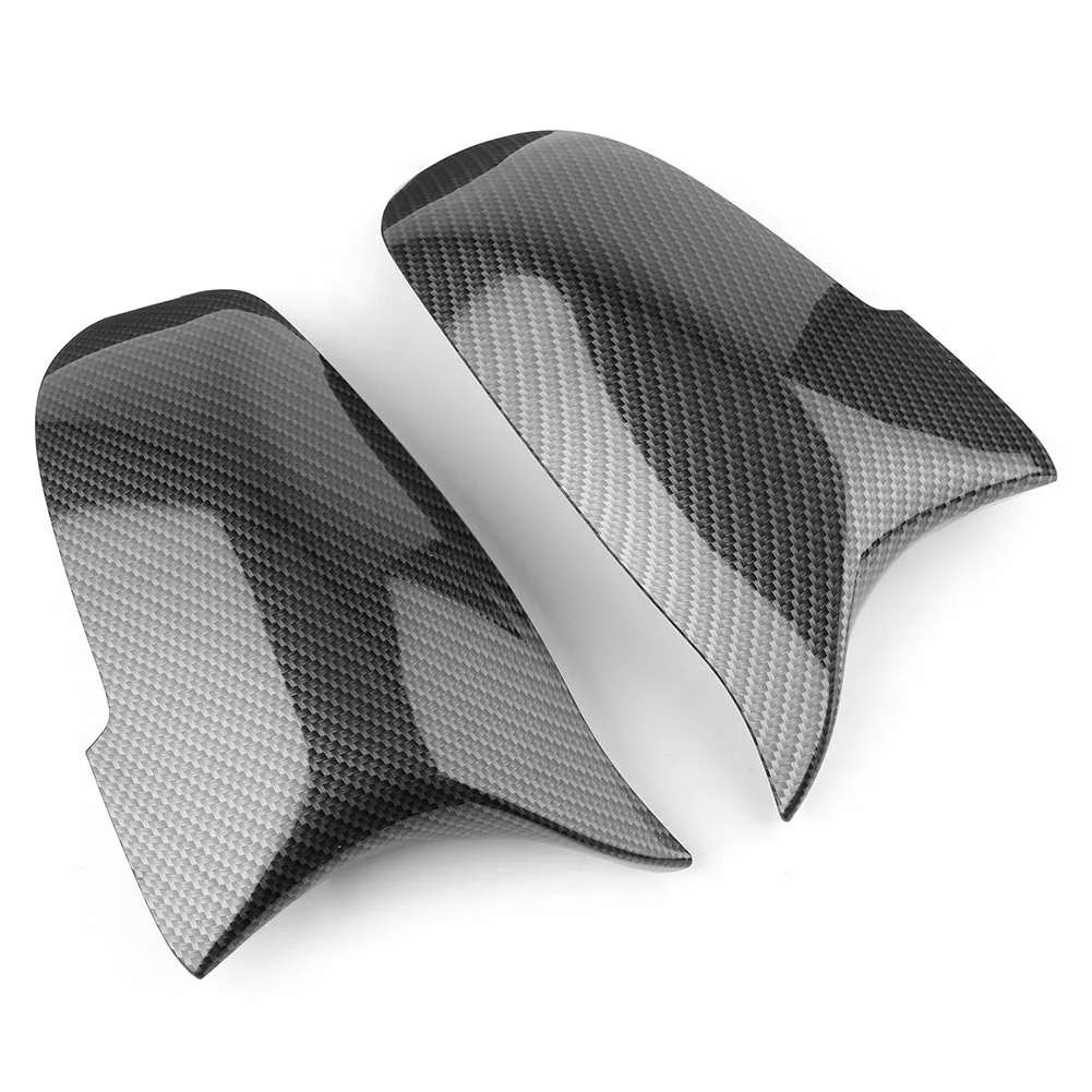 1 пара накладки на автомобильные зеркала заднего вида из углеродного