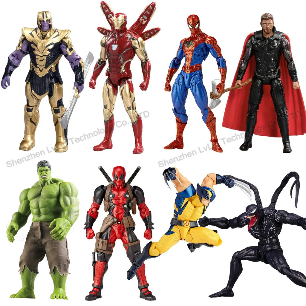 Фигурки героев мультфильма Мстители 15-20 см