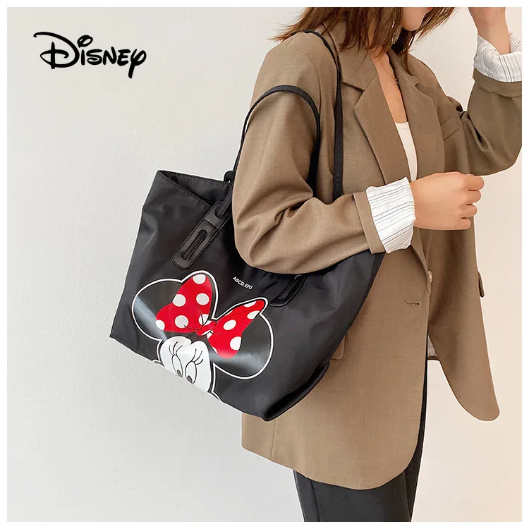 

2022 Disney Large Female Shoulder Bag Soft Faux Leather Crossbody Bags Fashion Girl Handbag Tote Bag Trend Woman Shopping Bag