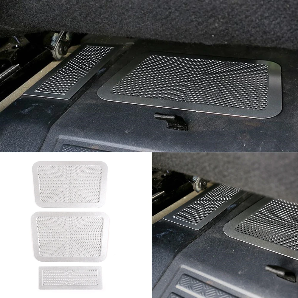 

For Land Rover Defender 2020-2022 Steel Under Seat Air Outlet Vent Anti-dust Cover Interior Car Accessories
