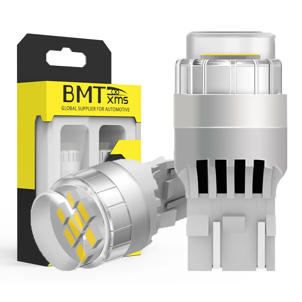 

BMTxms T20 W21/5W 7443 W21W T10 W5W Светодиодная дневная лампа DRL для Lada Kalina Granta Vesta Priora Niva Renault Peugeot 2008 208 301