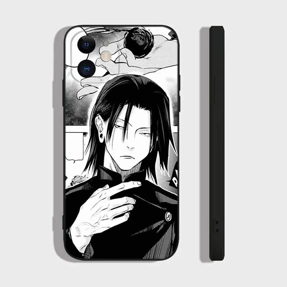 Jujutsu Kaisen G-GetoS Suguru Phone Case For iPhone 16 15 14 13 12 11 Plus Pro Max XR XS X 7 8 SE Mini Silicone Soft