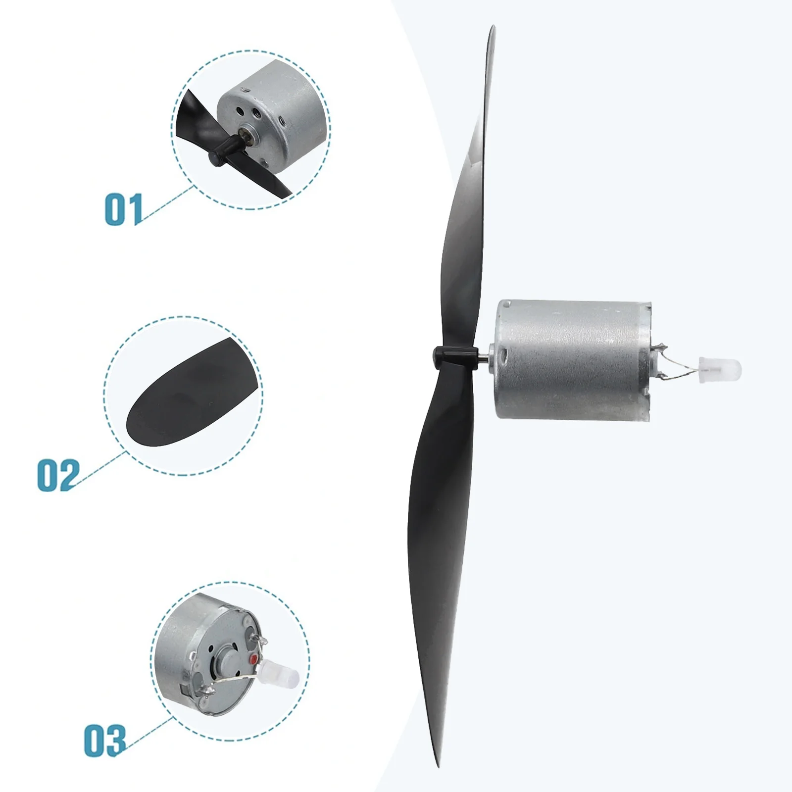 

Обучающая ветровая турбина из пластика