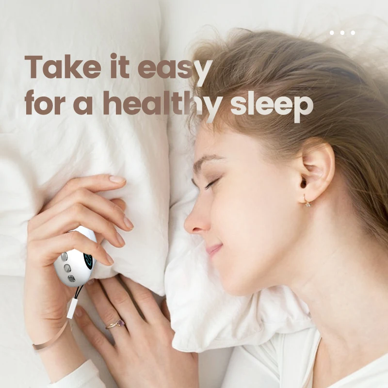 

Handheld Sleep Aid Device Relieve Insomnia Instrument Help Sleep Night Anxiety Therapy Relaxatio Pressure Relief Sleep Device
