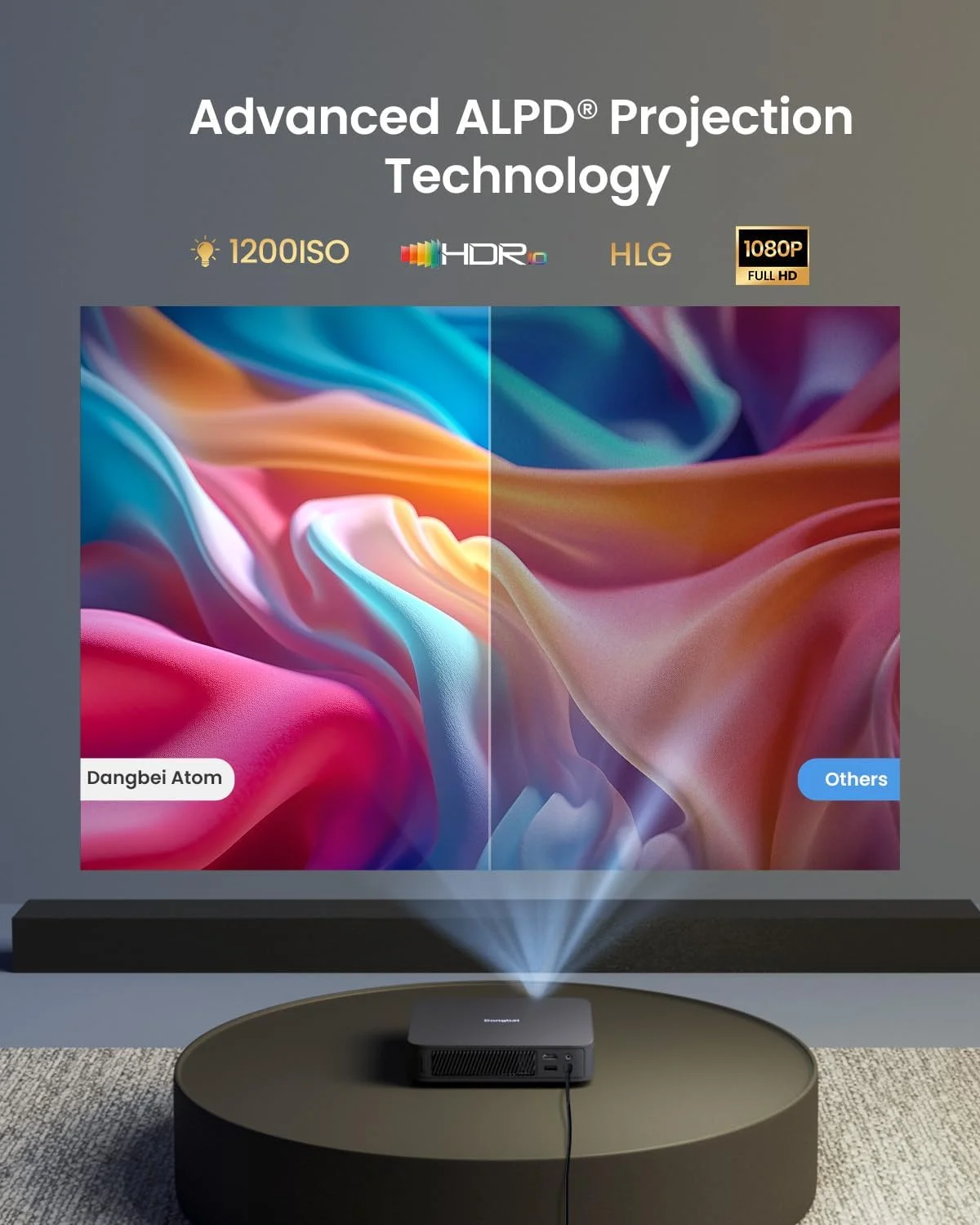 Dangbei Mini 4K Подвес для проектора Настольная подставка Портативная светодиодная