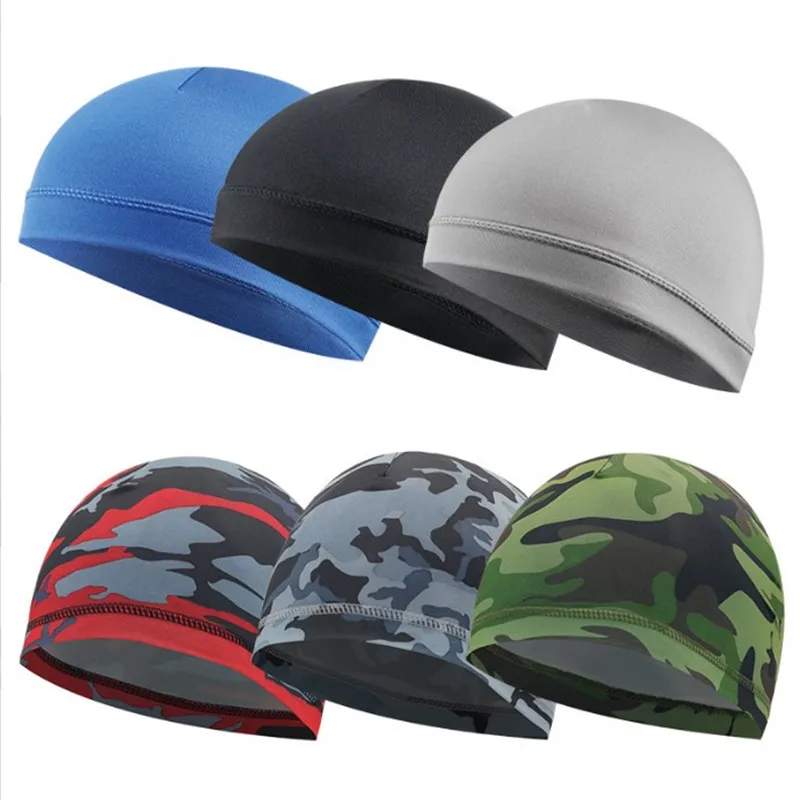 

Unisex Quick Dry Windproof Cycling Cap Running Skiing Motocycle Riding Head Hat Woman Bike Cycling Headwear