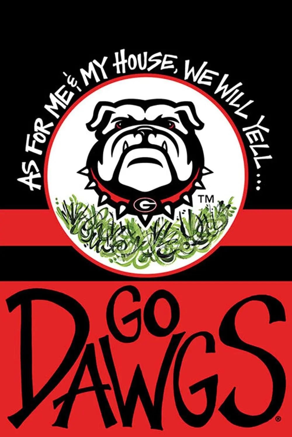 Флаг остроконечного сада (дом UGA)