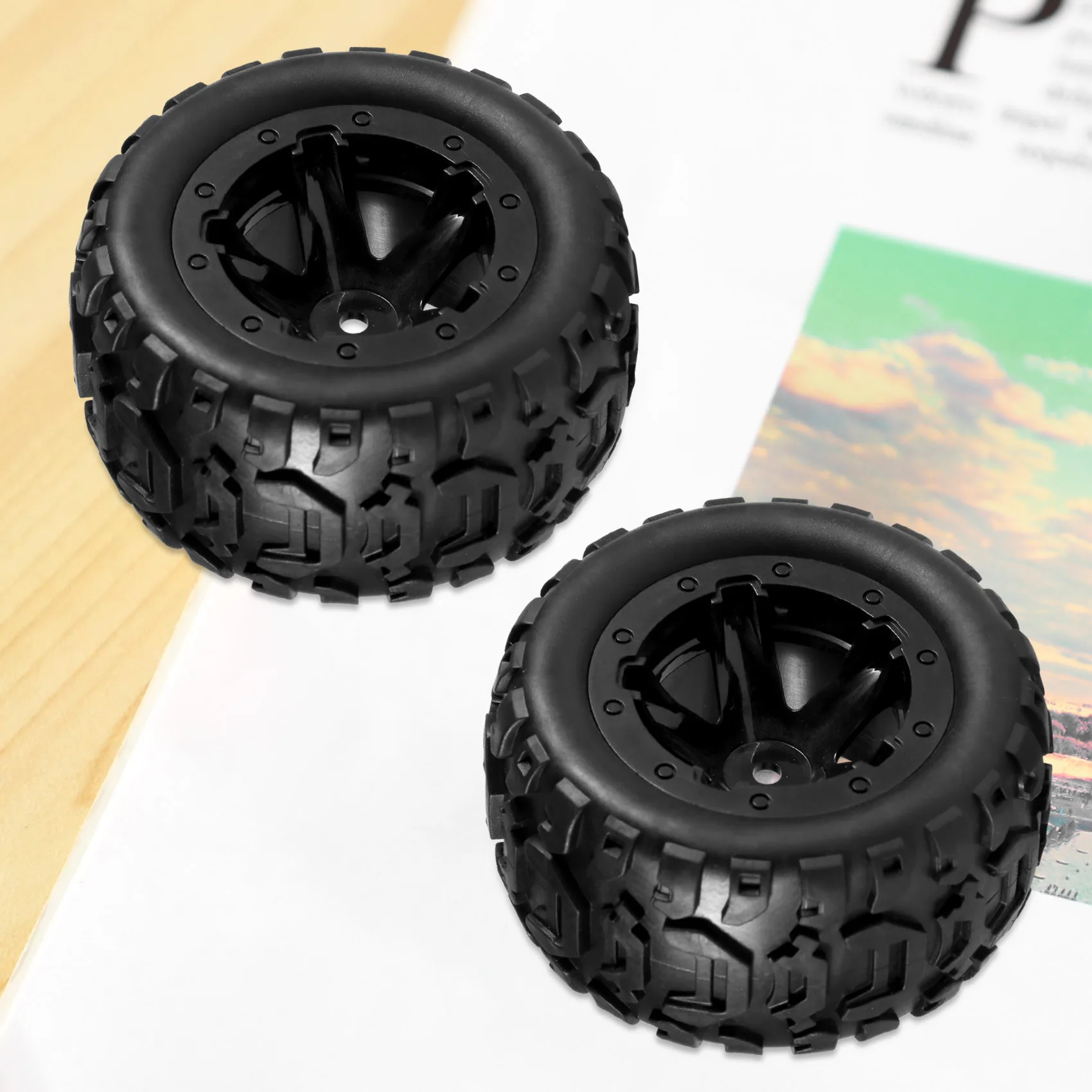 4 шт. большое колесо шин для WLtoys 144001 124016 124018 124019 Haiboxing 12428 обновленные детали