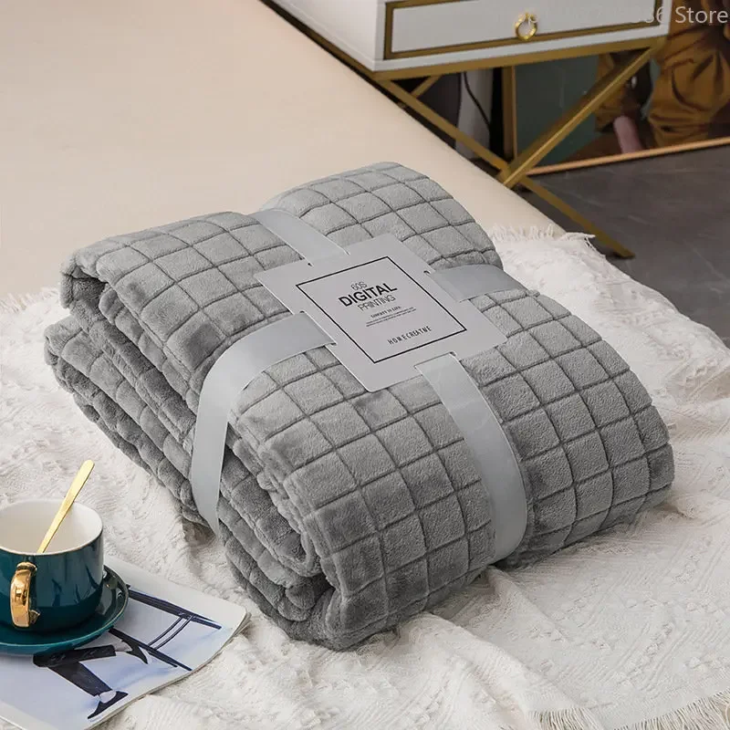 

Одеяло 70*100/100*150 см, зимнее покрывало для сна, удобный декоративный коврик для кровати для дома, толстое одеяло для кровати