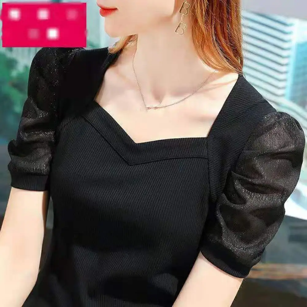 

Soft Women Holiday Party Club Loose Pullover Blouse for Office Outdoor