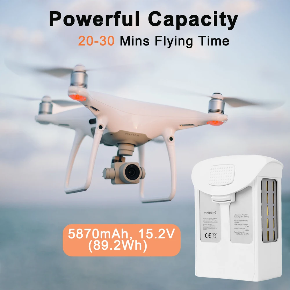 15 2 в 5870 мАч Интеллектуальный Полетный Аккумулятор для DJI Phantom 4 Pro / v2.0 Advanced RTK