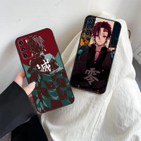 demon slayer phone case for huawei p 7 8 9 10 20 30 40 50 pro plus psmart z 2019 2020 2021 nova 8 i se shell cover cellphones
