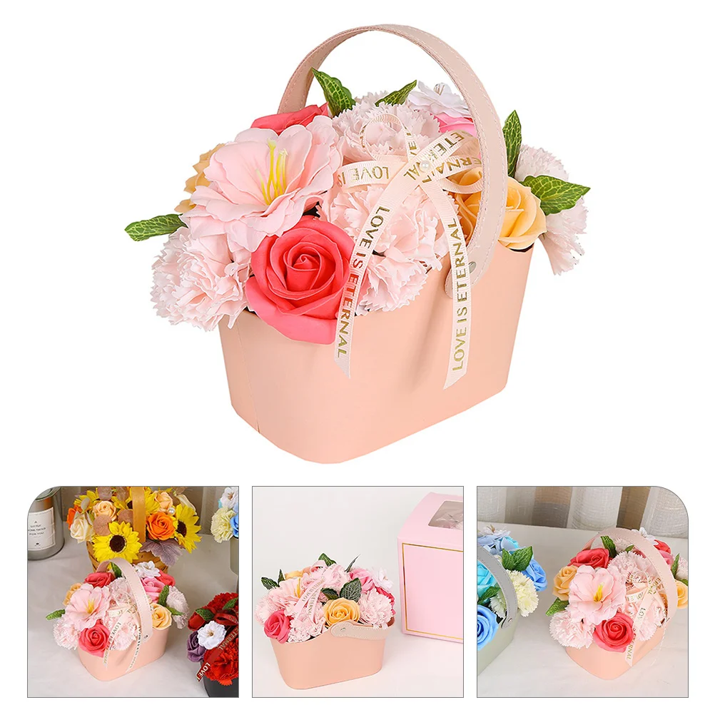 

Soap Flower Gift Box Coworker Petal Family Petals Bath Gifts Coworkers Artificial Presents Flowers