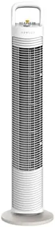 

- Ventilador de Torre sin Aspas W80 (45W) 3 Velocidades, Oscilación 70º, Temporizador 120 min y Diseño Compacto. Ventilador d