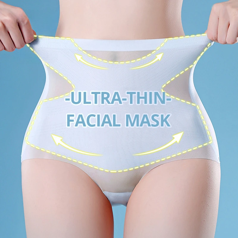 Женские бесшовные трусы с высокой талией