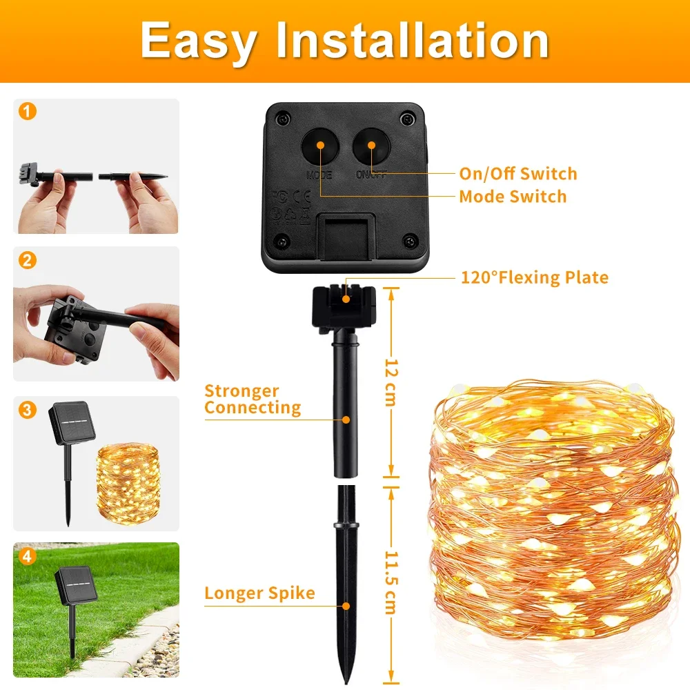 Рисунок 5 - Светодиодная лампа-гирлянда на солнечной батарее