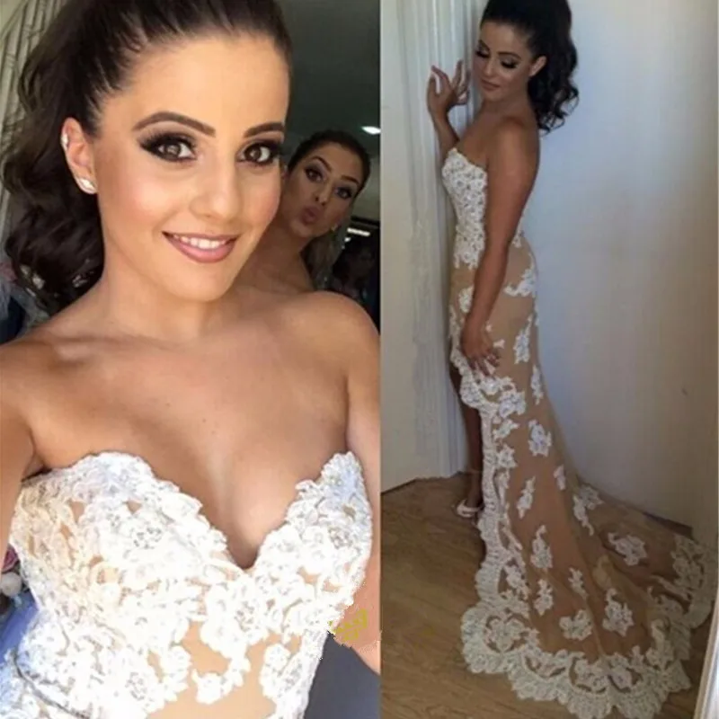 Женское платье с кружевной аппликацией свадебное горничной |