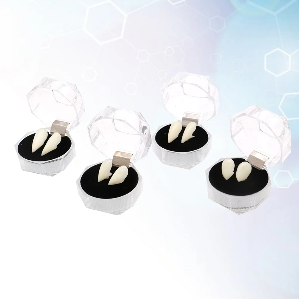 

Клыки, стековые яркие клыки из смолы для маскарада