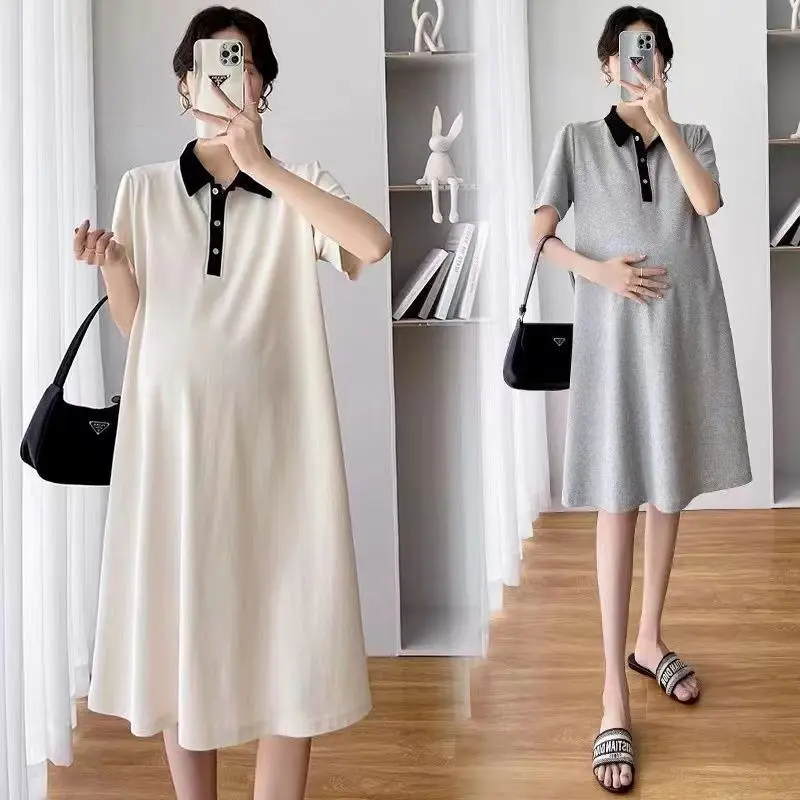 New Maternity Dresses Summer Clothes For Pregnant Women Casual Pregnancy Dress Mother Pregnant Clothing enlarge