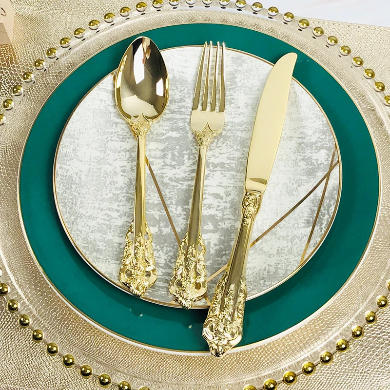 

Wedding Dinner Plate Sets Birthday Party Luxury Dinnerware Plate Sets Modern Porcelain Placa De Conjuntos Dinnerware Set Plates