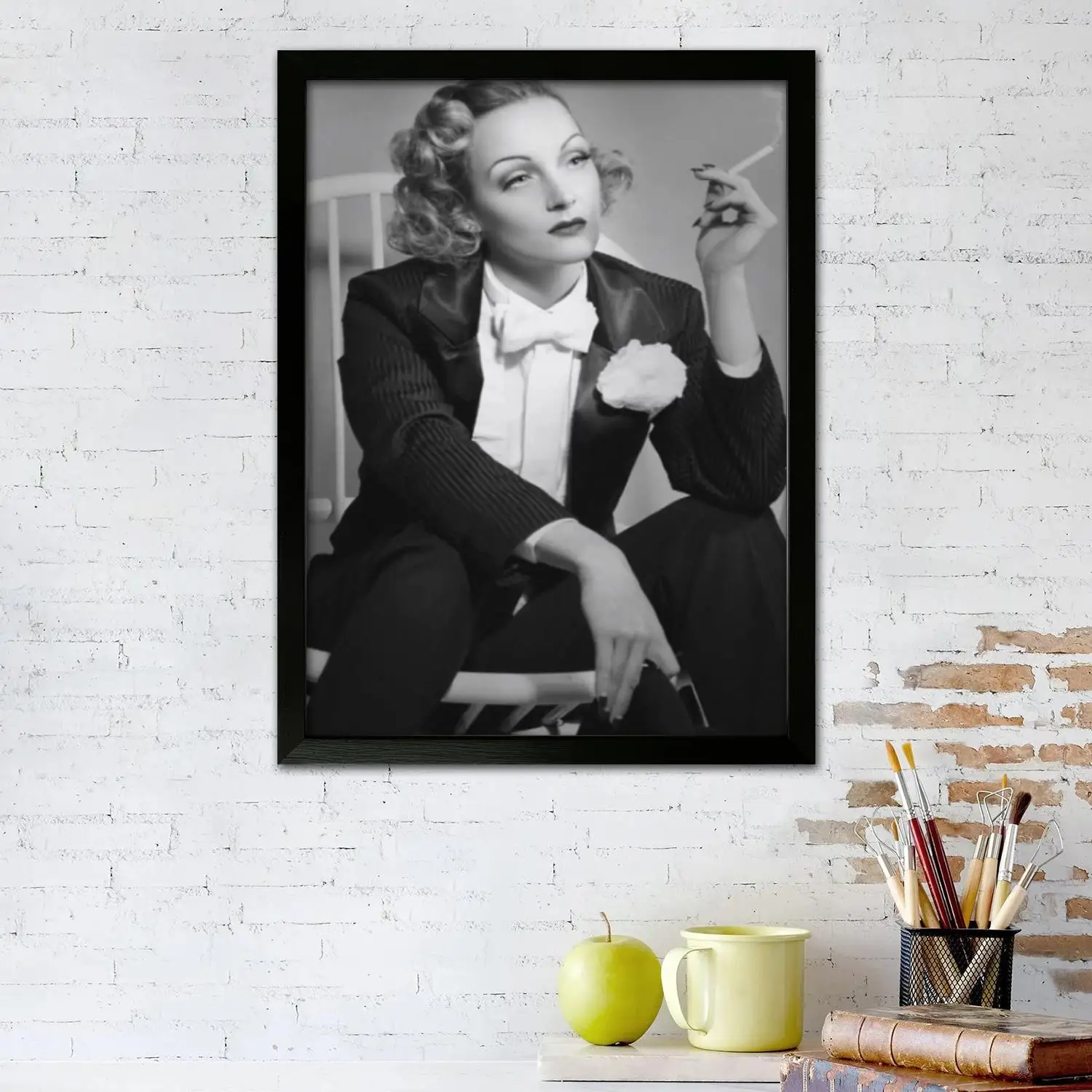 Плакат Marlene Dietrich на холсте