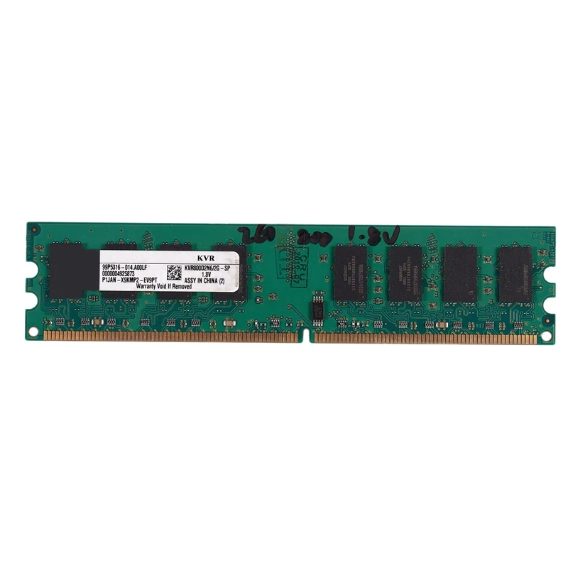 

Память DIMM для настольного компьютера, 2 Гб DDR2, 800 МГц, 240Pin, 1,8 в, для AMD