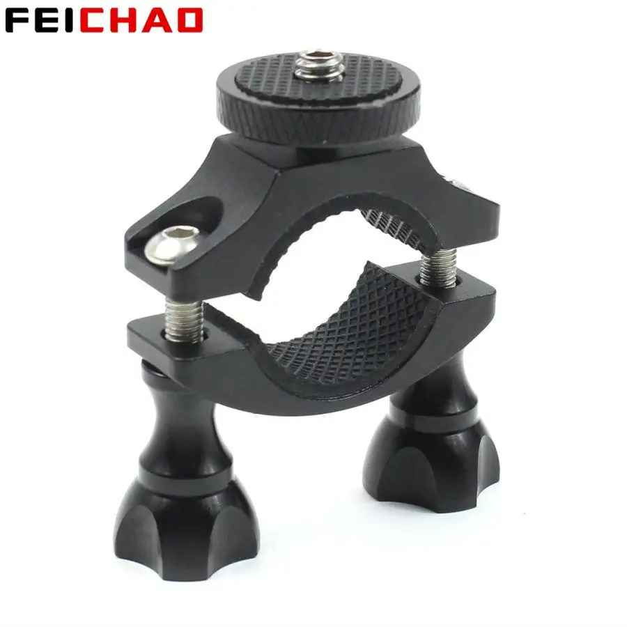 

Bicycle Bike Handle Bar Clamp Mount Clip Camera Holder for GoPro MAX 10 9 8 7 for Insta360 ONE Yi 4K for DJI Osmo Action Camera