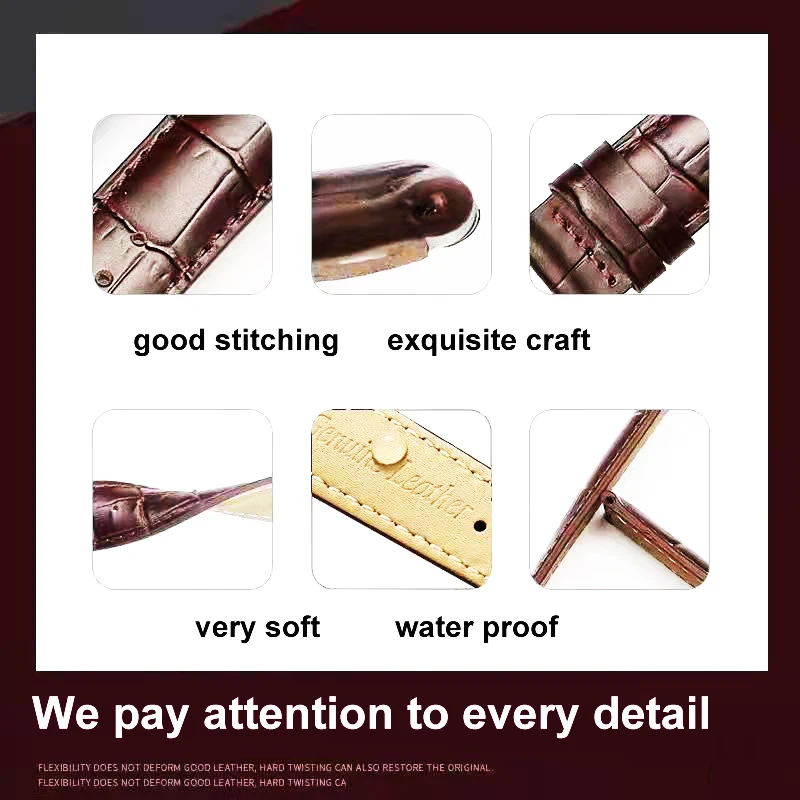 Тонкий ремешок для часов из натуральной кожи девочек и студентов 10 мм 12 14 16 18 20 24