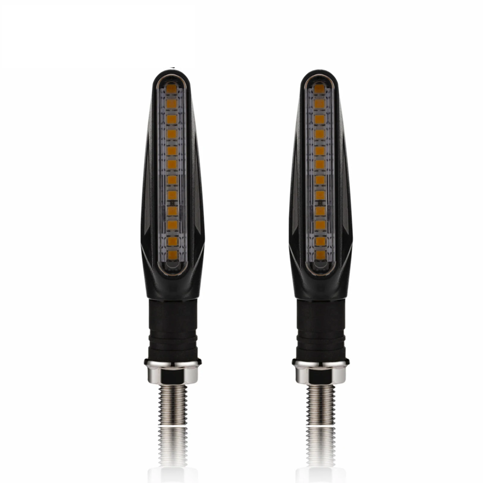 

Motorcycle Turn Signals Lights Built Relay 12V Flasher Motorcycle Led Flowing Water Blinker Moto Indicator Turn Lamp Accessories