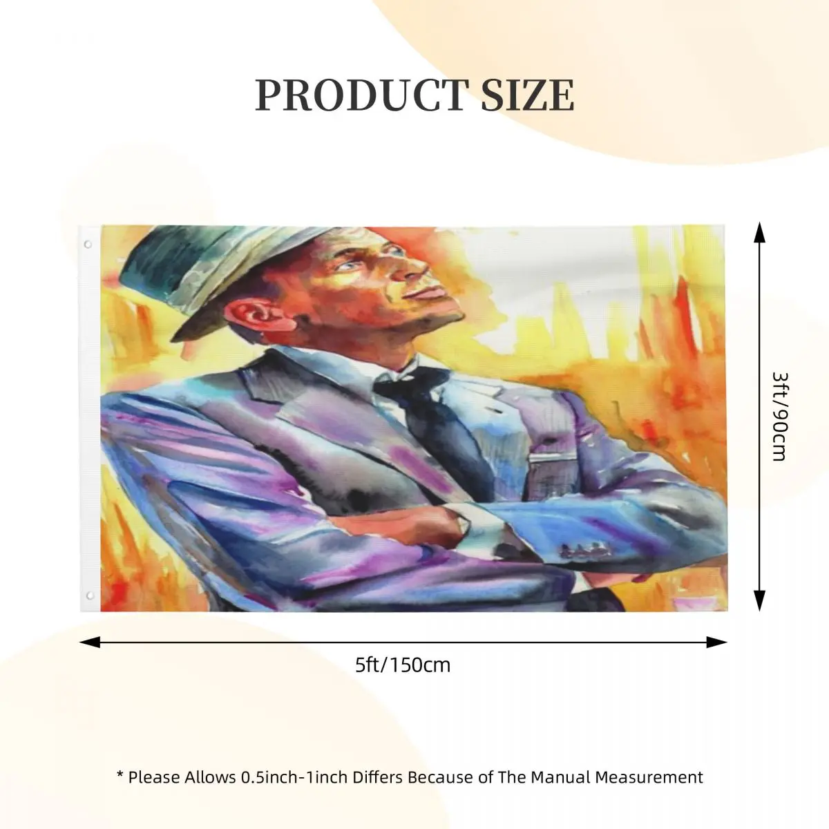 

Я сделал это своей дорогой Сюзанны художественный дуплексный принт один Флаг для украшения