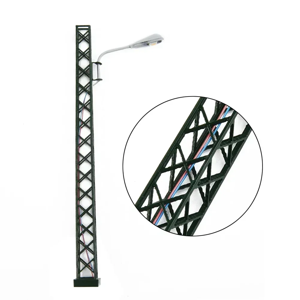 

Модель железнодорожного фонаря H0 1:87 LED пластик 5 шт