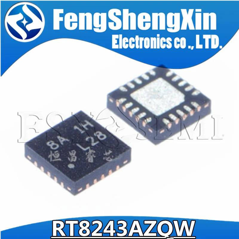 

10pcs RT8243AZQW RT8243A 8A=EE 8A=EC 8A EF 8A ED 8A EH BA= 8A- QFN20 Chips IC