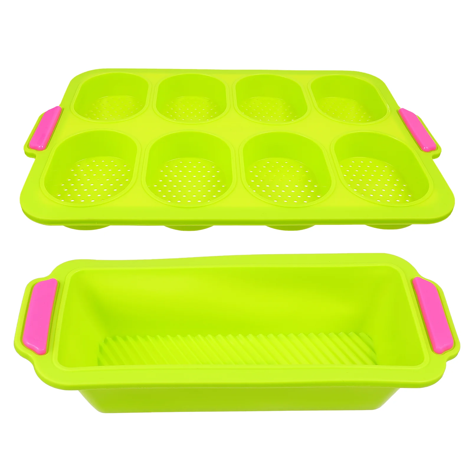 

Pan Bread Loaf Baking Tray Silicone Non Stick Perforated Mini French Nonstick Crisping Pans Pudding Pies Sheets